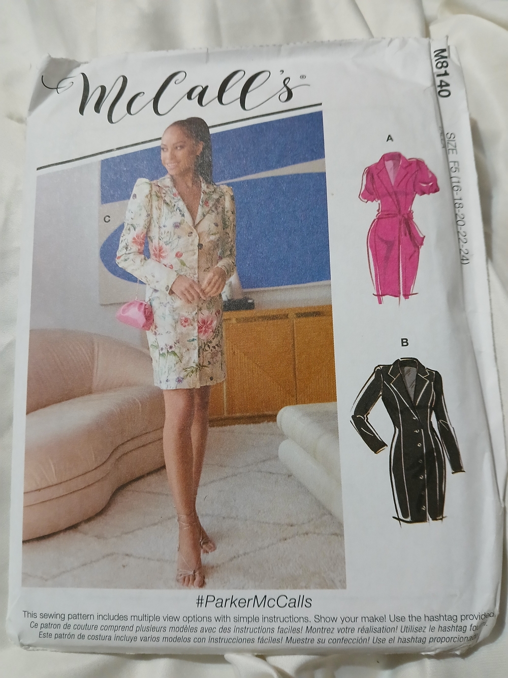 McCall's Sewing Pattern M8140